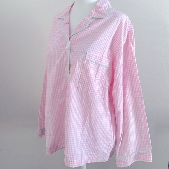 Victoria’s Secret vintage gingham pink & white cotton pj set - Picture 7 of 10